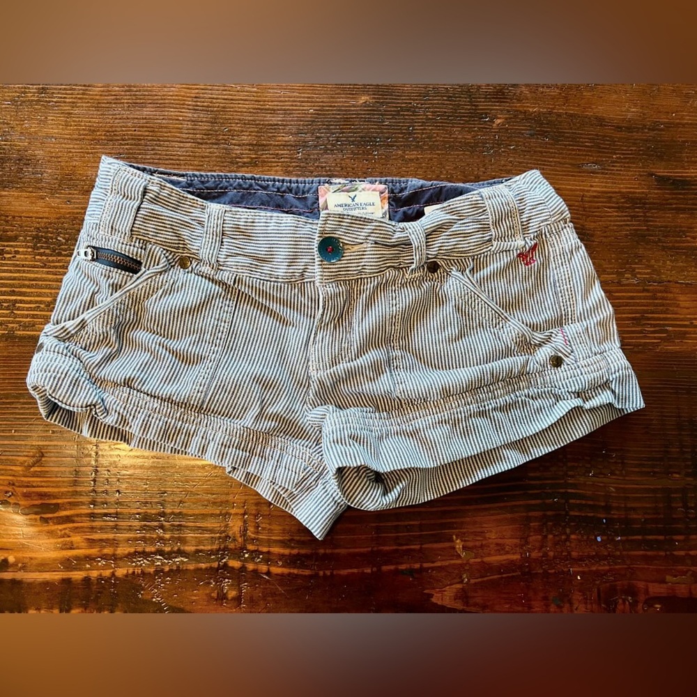 American Eagle Outfitters Striped Bermuda Shorts Size 2